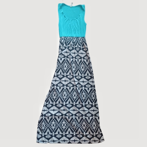 Long Maxi Women's Patterned Dress Tyche - Picture 1 of 3